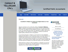 Tablet Screenshot of canaletellekamp.com